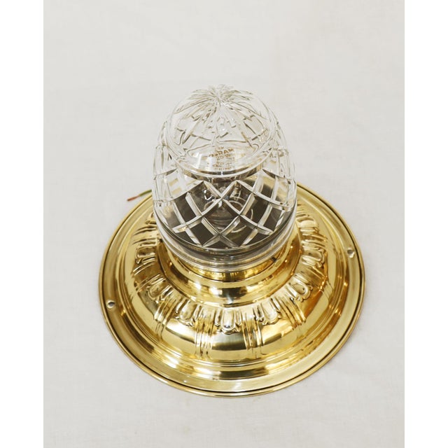 Art Nouveau Glass Ceiling Lamp, 1890s For Sale - Image 6 of 10