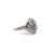 1920s Art Deco 14k White Gold Order of the Eastern Star Diamond Ring, Size 7.75 For Sale - Image 4 of 10