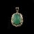 Elevate Your Style with a Radiant Chrysoprase Sterling Silver Pendant Experience the timeless beauty of a warm, glowing...