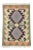 Vintage Persian Shiraz Kilim Rug - 01'11 X 02'11 For Sale