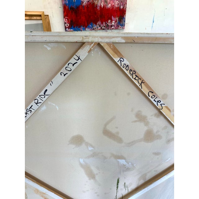 Dramatic Modern Abstract Painting by Roderick Coles For Sale - Image 12 of 12