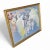 Silver Vintage Bird Painting on Silver Board – Mid-Century Modern Gold Frame Artwork For Sale - Image 8 of 10