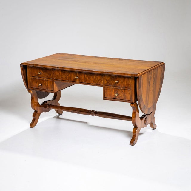 Wood Biedermeier Writing Table, 1830 For Sale - Image 7 of 15