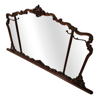 Early 20th Century Chippendale Wooden Mirror For Sale