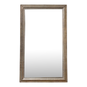 French Transitional Silver Mirror