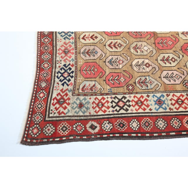 1910s Antique Caucasian Gendje Rug For Sale - Image 5 of 16