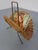 Italian Wicker and Iron Magazine Rack, 1960s For Sale - Image 6 of 18
