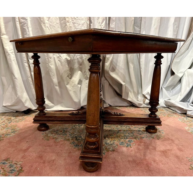 Napoleon III Walnut Table For Sale - Image 6 of 6