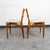 1960s Mid Century Modern Dining Chairs Set 4 E. Knudsen White Oak Brown Cane Restored For Sale - Image 5 of 12