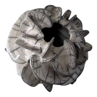 Desert Rose Sculpture Vase by Pellizco Cerámica For Sale