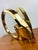 Vintage Gold Metallic Stylized Rams Head Statue by Jaru For Sale In Las Vegas - Image 6 of 9
