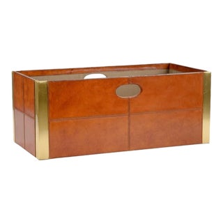 Wildwood Ballard Leather Magazine Holder For Sale