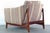 Mid-Century Modern Mid Century Modern Danish Lounge Chair on Walnut Base with Back Detail For Sale - Image 3 of 8