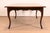 Baker Furniture Italian Provincial Carved Cherry and Burl Wood Extension Dining Table, Newly Refinished For Sale - Image 16 of 18