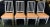 Late 20th Century Faux Bamboo Dining Chairs With Melon Leatherette - Set of 4 For Sale - Image 13 of 13