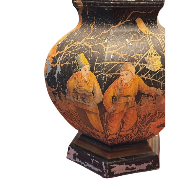 Vintage Chinoiserie Table Lamp For Sale - Image 4 of 6