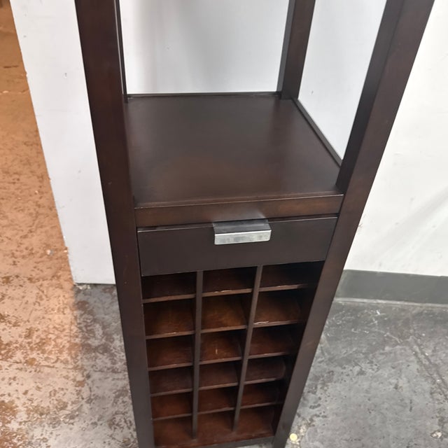 Crate & Barrel Madison Wine Tower For Sale - Image 12 of 12