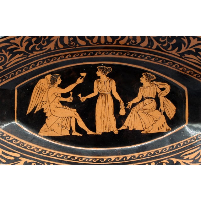 Early 19th Century C. 1830 Italian Giustiniani Terracotta Dish For Sale - Image 5 of 5