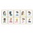 Portrait Series by Susan Hable, Set of 10 For Sale