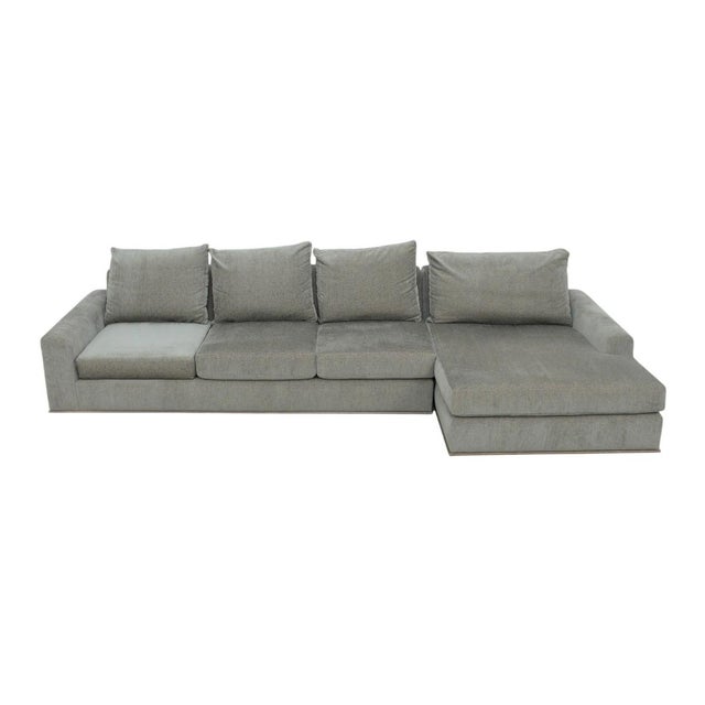 A substantial, design-forward sectional from Nathan Anthony, the Rocco combines an oversized lounge profile with the...