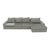 A substantial, design-forward sectional from Nathan Anthony, the Rocco combines an oversized lounge profile with the...