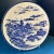 1980s Vintage Chinoiserie Ceramic Plate For Sale - Image 9 of 10