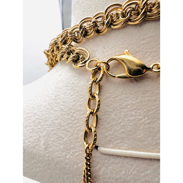 Chanel long sautoir necklace Paris-Bombay métier d’art collection 2011 ( maison gossens for the art workshop) Chanel 3 CC...