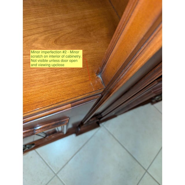 Vintage 1960's John Widdicomb Custom Mediterranean Style China Cabinet For Sale - Image 12 of 12