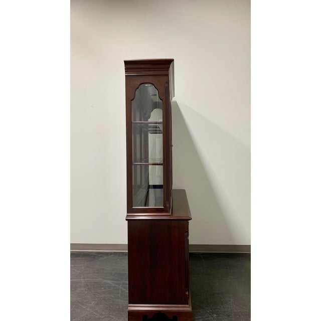 Ethan Allen Georgian Court Solid Cherry China Display Cabinet