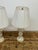 Stiffel Cut Glass + Polished Brass Vintage Table Lamps, Pair For Sale In San Francisco - Image 6 of 12
