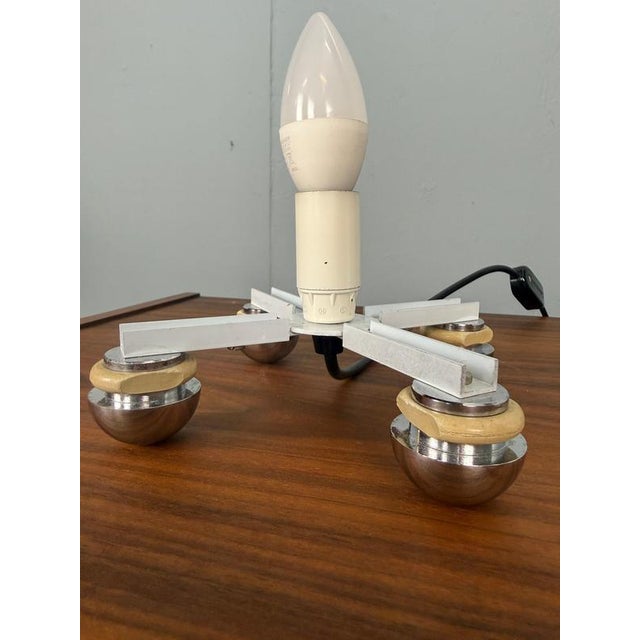Metal Space Age Table Lamp Drop by Giotto Stoppino for Tronconi, Italy, 1976 For Sale - Image 7 of 14
