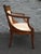 18th Century Neoclassical Dutch Marquetry Satinwood Inlays and Upholstered Armchair For Sale In Washington DC - Image 6 of 9