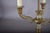 19th Century 19th Century French Brass Three-Light Bouillotte Lamp with Fabric Shade For Sale - Image 5 of 13
