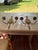 Pair of Antique Candle holder Sconces in Solid Brass.
