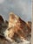 1950s Vintage Alpine Mountain Landscape Oil Painting by J. E. Lemke For Sale - Image 5 of 6