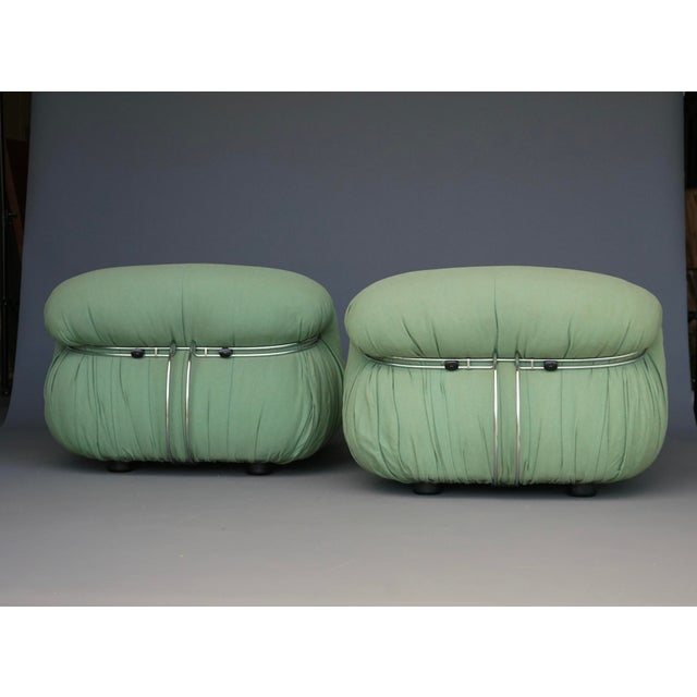 Mid-Century Modern Set of Vintage Soriana Lounge Chairs by Afra & Tobia Scarpa for Cassina, 1970s For Sale - Image 3 of 15