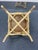 Vintage Architectural Faux Bois Rattan Side Chair For Sale - Image 11 of 12