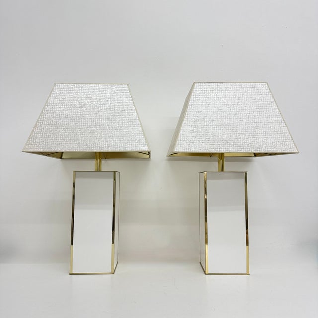 Table Lamps in the style of Maison Jansen, 1970s, Set of 2 For Sale - Image 9 of 18