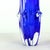 Cobalt Blue Art Glass Set by Jaroslav Taraba for Lednické Rovne, Czechoslovakia, 1960s, Set of 2 For Sale - Image 6 of 11