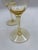 1940s Set of 4 Vintage Yellow Water Glasses For Sale - Image 5 of 9