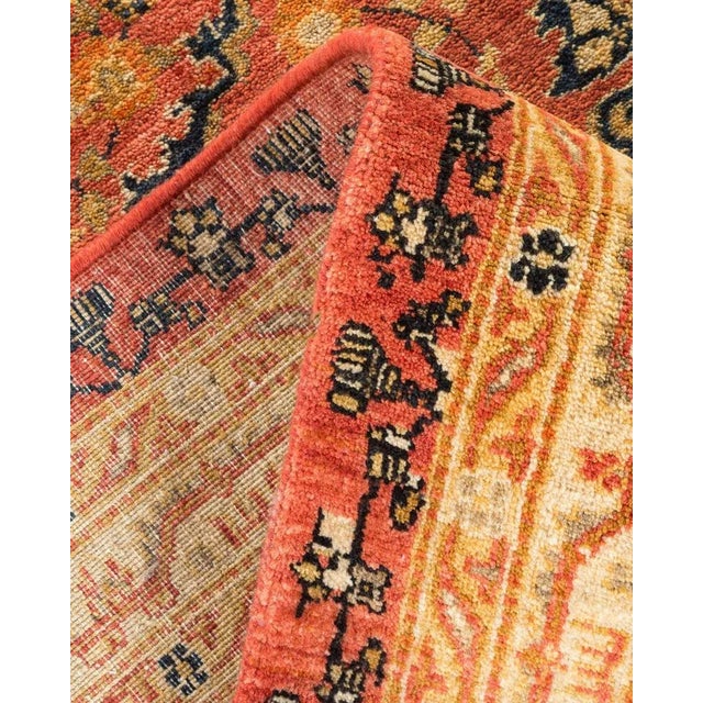 Mogul Collection Hand-Knotted Area Rug - Pink 12' 3" x 17' 6" For Sale In New York - Image 6 of 9