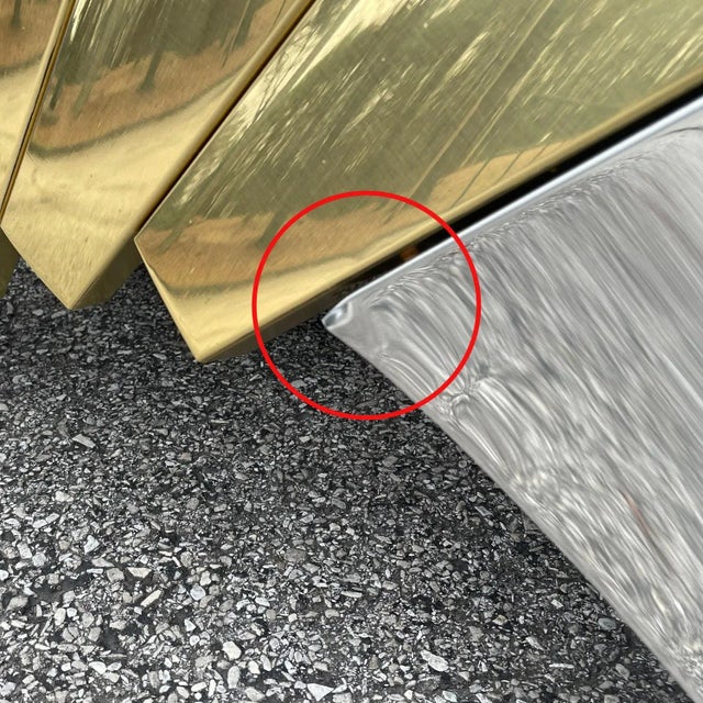 Curtis Jere Outfold Silver and Gold Wave Wall Sculpture Vintage 1985 For Sale - Image 12 of 12