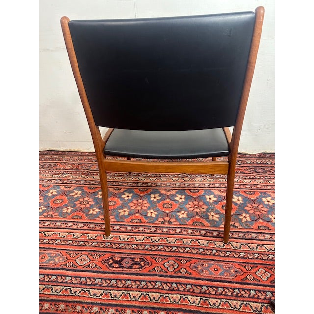 Mid-Century Modern 1960s Mid Century Modern Arm Chair With Leather Seat For Sale - Image 3 of 8
