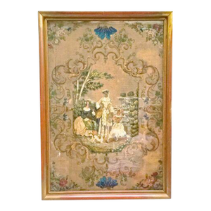Antique Framed Needlework
