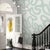 2020s SAMPLE - Schumacher X Hadiya Williams Trace Wallpaper In Ice For Sale - Image 5 of 6