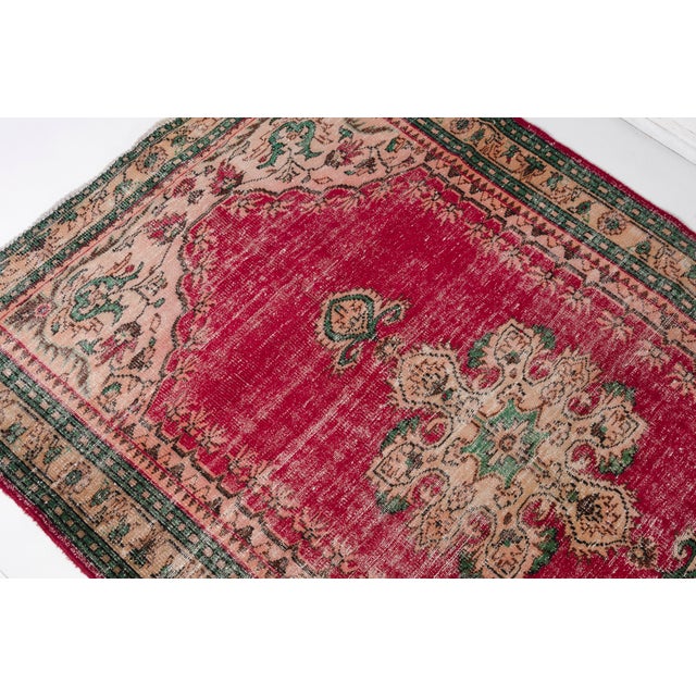 Textile Mid 20th Century Anatolian Kurdish Floor Carpet For Sale - Image 7 of 10