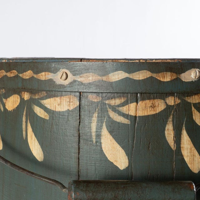 Tole Painted Bucket For Sale - Image 6 of 13