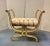 Vintage Hollywood Regency Carved Curule X Bench For Sale - Image 4 of 9