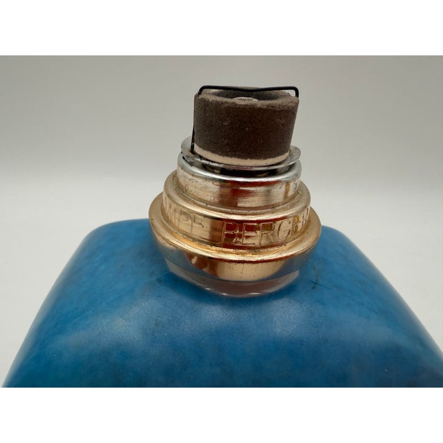 Brass Vintage Goebel Lampe Berger Paris Claude Monet Porcelain Fragrance Lamp For Sale - Image 8 of 11
