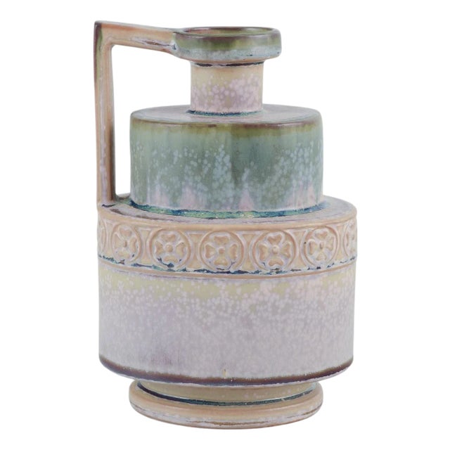 Art Deco Ceramic Jug by P. Garnier, Enghien, France, 1920s-1930s For Sale